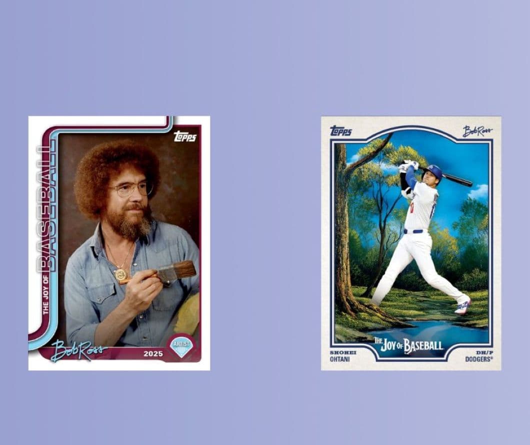 2025 Topps x Bob Ross: The Joy of Baseball cover