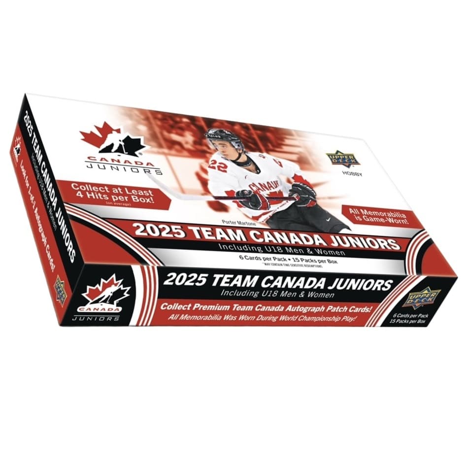 2025 Upper Deck Team Canada Juniors Hockey cover