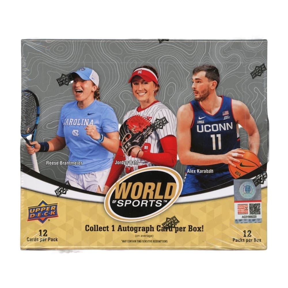 2025 Upper Deck World of Sports Volume 1 cover