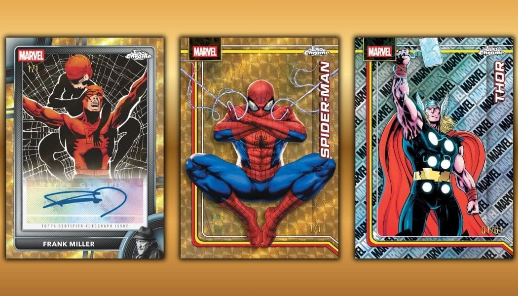 2026 Topps Chrome Marvel Comics cover