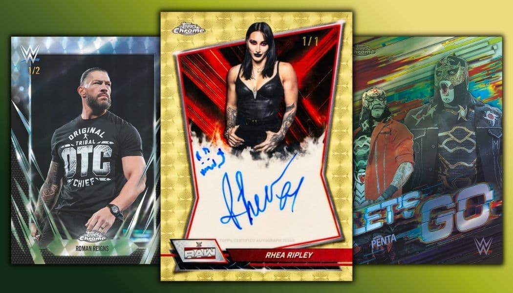 2026 Topps Chrome WWE Wrestling cover
