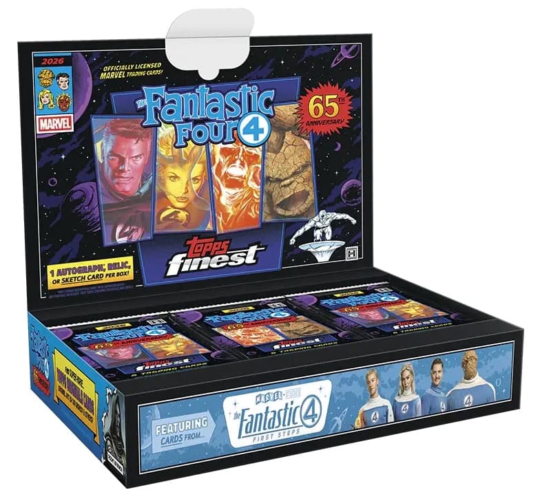 2026 Topps Finest Fantastic Four 65th Anniversary cover